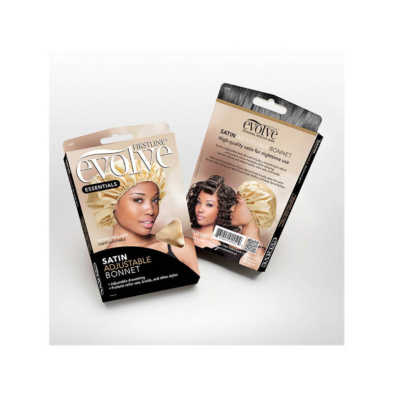 Evolve Satin Adjustable Drawstring Bonnet