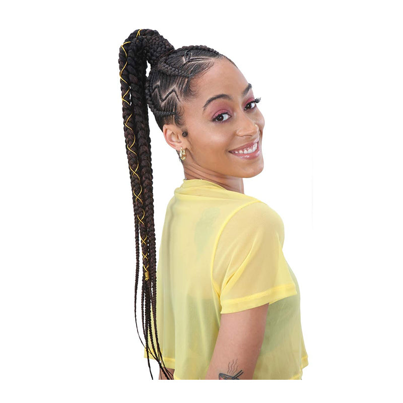 FreeTress Synthetic Pre-Stretch Jumbo Braiding- 3X BRAID 301 (28")