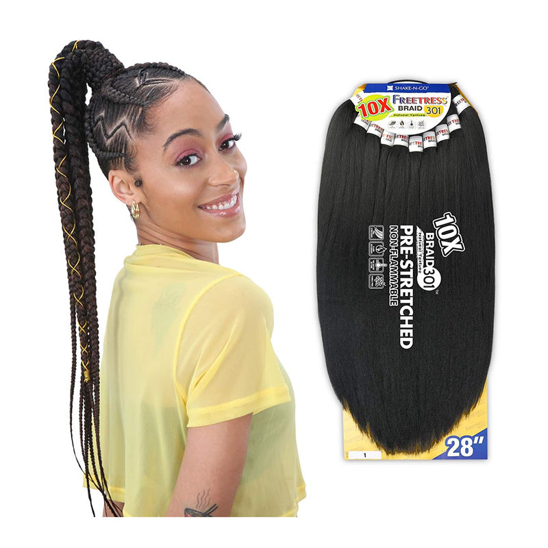 FreeTress Equal Pre-Stretched Synthetic Braids - 10X BRAID 301 (28")