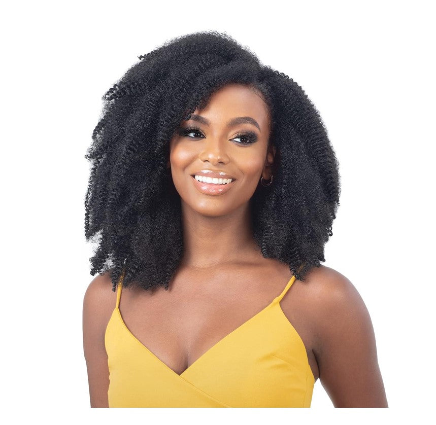 FreeTress Crochet Braids 3 x Pre-Fluffed POPPIN' Twist 16"