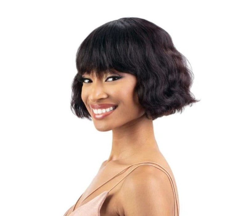 Shake-N-Go Golden 100% Human Hair Wig - Cynthia