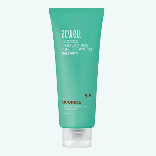 ACWELL Licorice pH Balancing Pore Cleansing Gel Foam