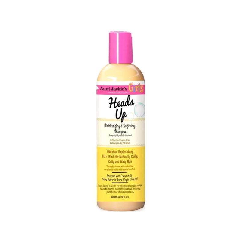 Aunt Jackie's Girls Heads Up Moisturizing & Softening Shampoo 12 oz