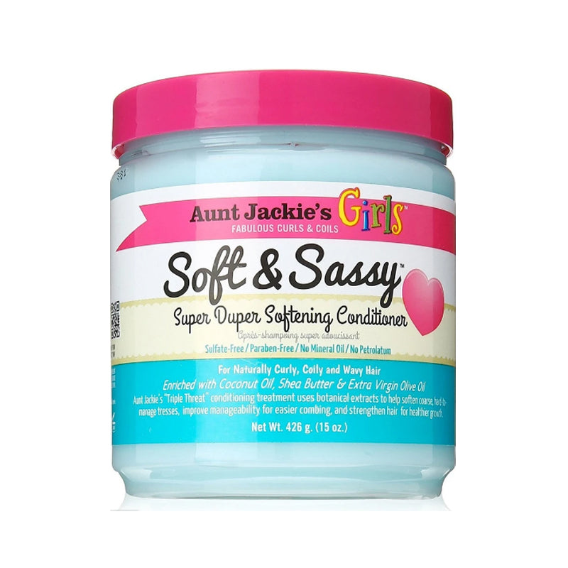 Aunt Jackie's Girls Soft and Sassy Super Duper Softening Conditioner 15oz