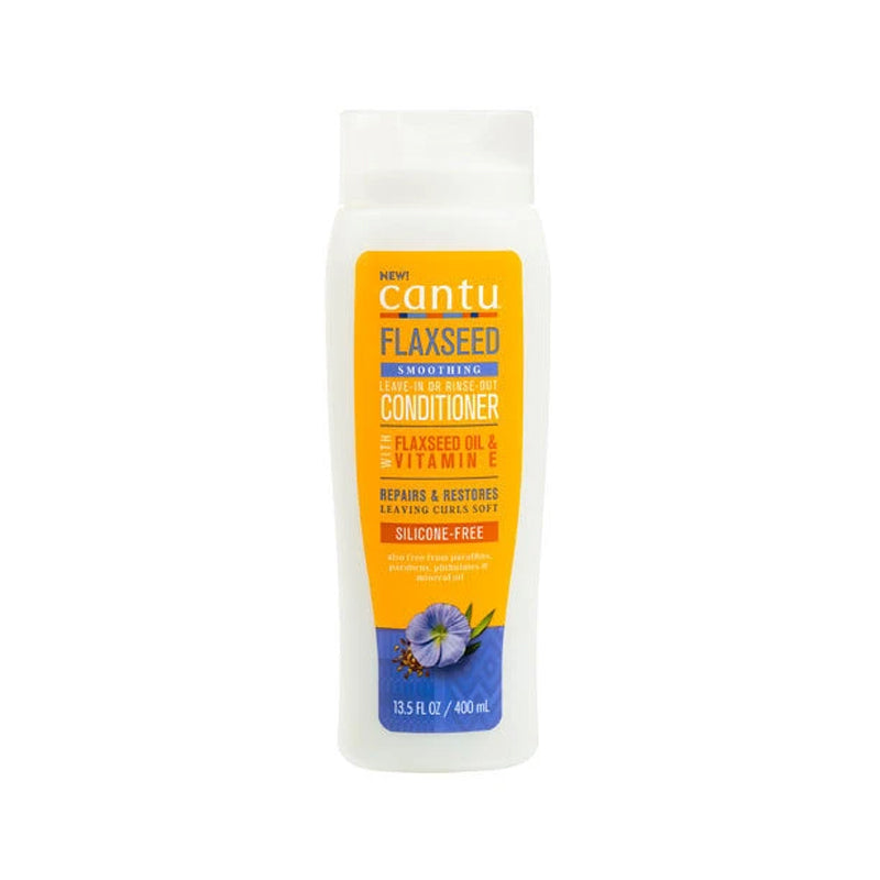 Cantu Flaxseed Smoothing Leave-In or Rinse Out Conditioner (13.5oz)