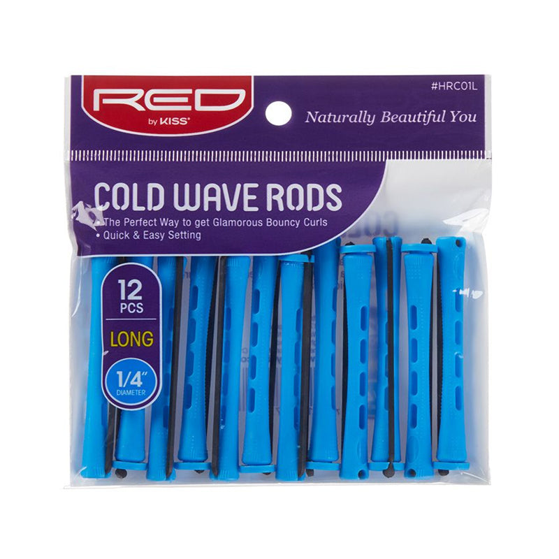 Cold Wave Rods Long (3.25") 1/4"- 12pc Blue