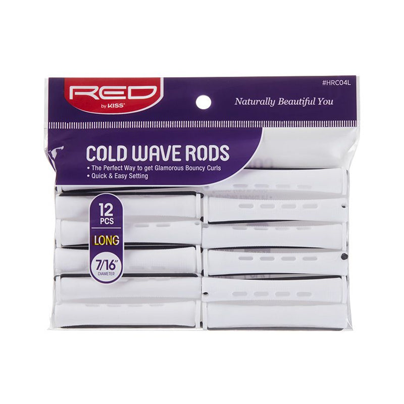 Cold Wave Rods Long (3.25") 7/16"- 12pc White