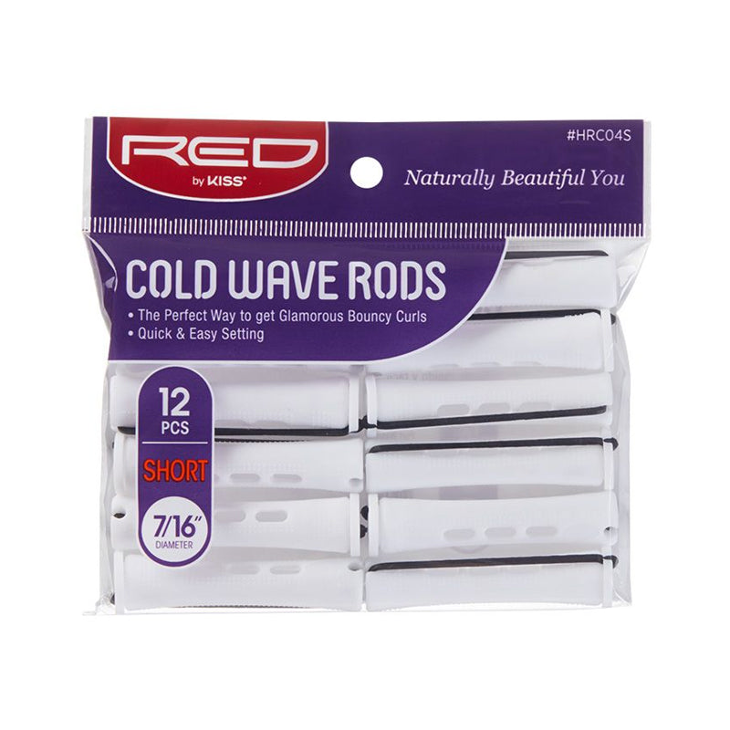 Cold Wave Rods Short (2.5") 7/16"- 12pc White