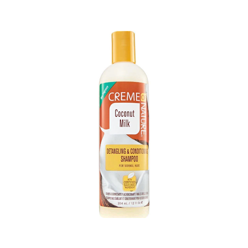 Creme of Nature: COCONUT MILK DETANGLING & CONDITIONING SHAMPOO 12 OZ