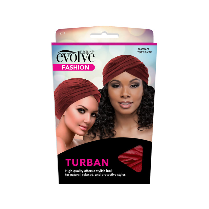 Evolve Fashion Turban - Burgundy