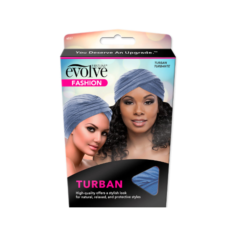 Evolve Fashion Turban - Denim