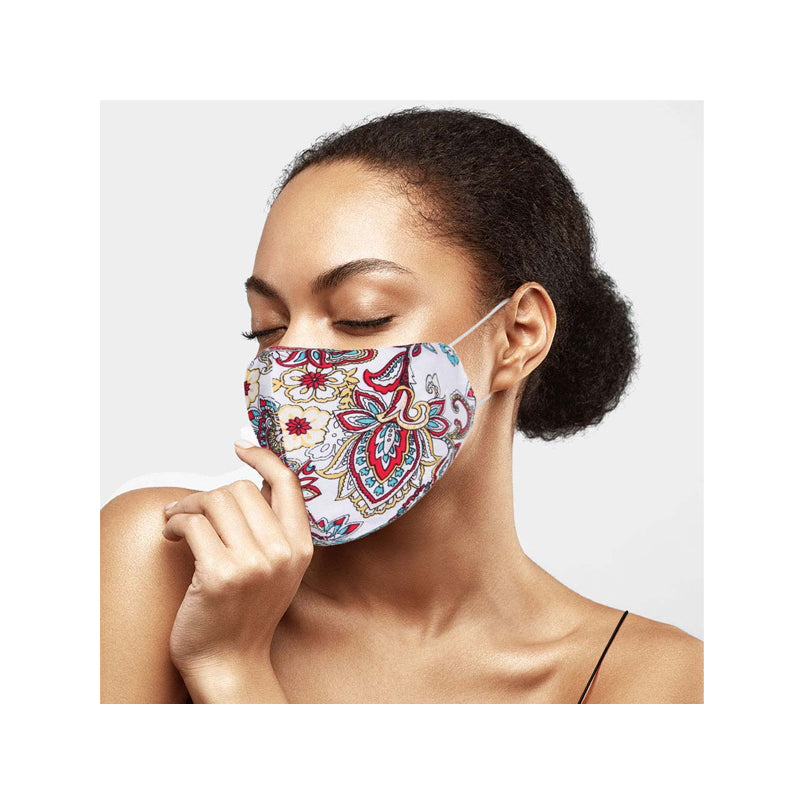 FLORAL PRINT COTTON FASHION MASK