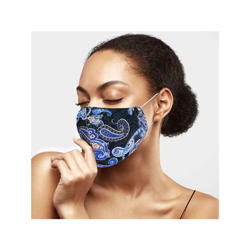 FLORAL PRINT COTTON FASHION MASK