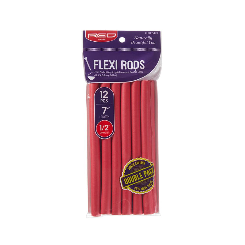 Flexi Rods (7") 1/2” Value Pack - 12pc Red