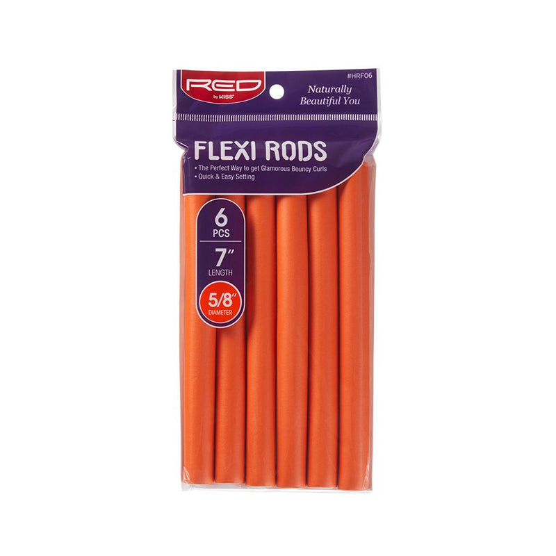 Flexi Rods (7") 5/8”- 6pc Orange