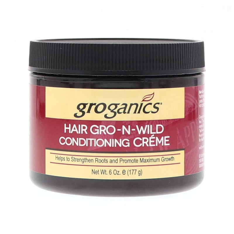 Groganics Hair Gro-N-Wild Conditioning Creme - 6 oz