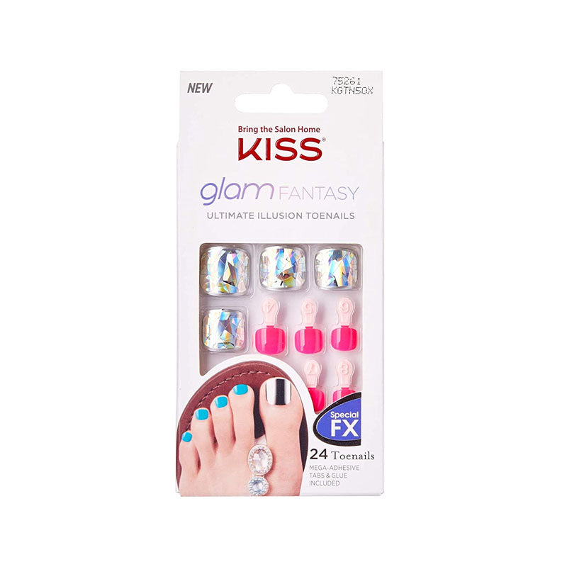 KISS Glam Fantasy Toe Nails