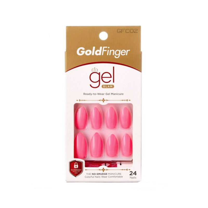KISS Gold Finger Gel Glam Color Nails- GFC02