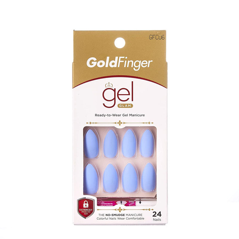 KISS Gold Finger Gel Glam Color Nails- GFC06
