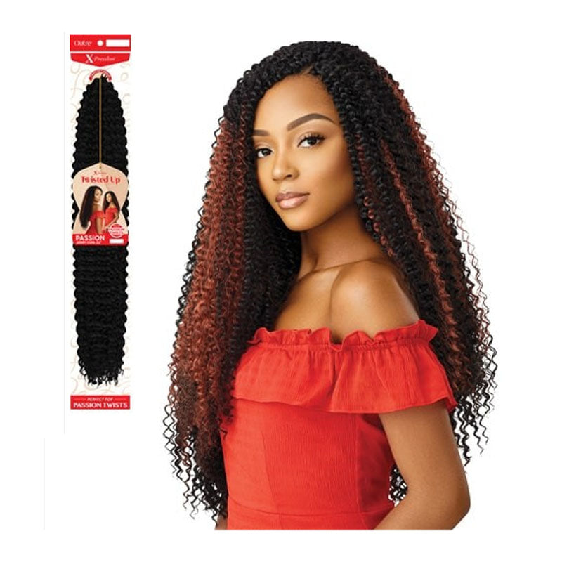 Outre X-Pression Synthetic Crochet Braids PASSION CRUSH TWIST 24"