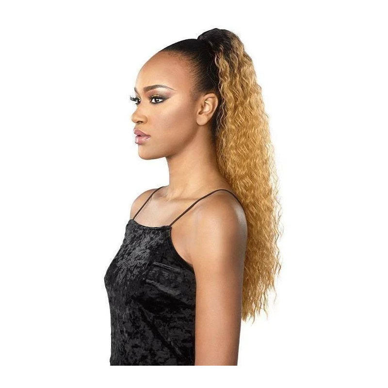 Sensationnel Synthetic Hair Drawstring Ponytail Instant Pony French Wa ...