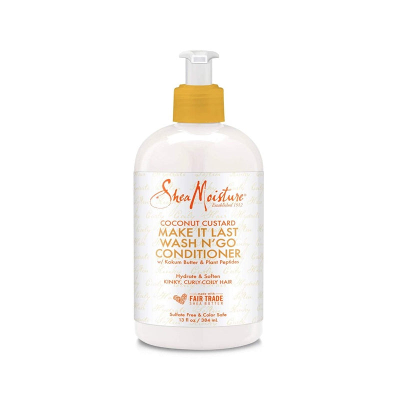 Shea Moisture Coconut Custard Make It Last Wash N' Go Conditioner (13 oz)