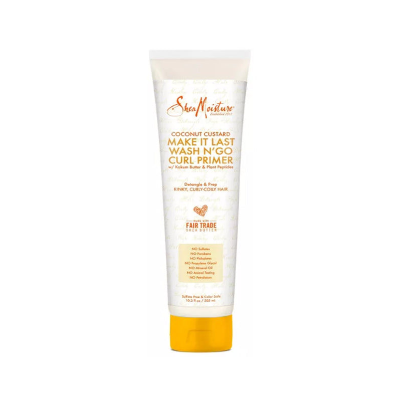 Shea Moisture Coconut Custard Make It Last Wash N' Go Curl Primer - 10.3 oz