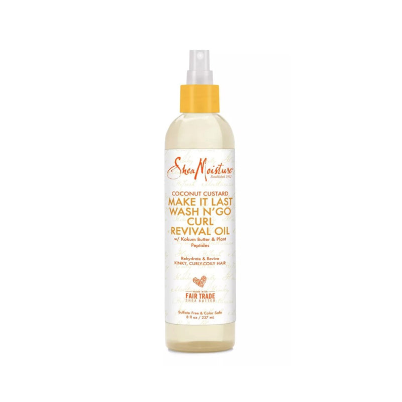 Shea Moisture Coconut Custard Make It Last Wash N' Go Curl Revival Oil - 8 oz