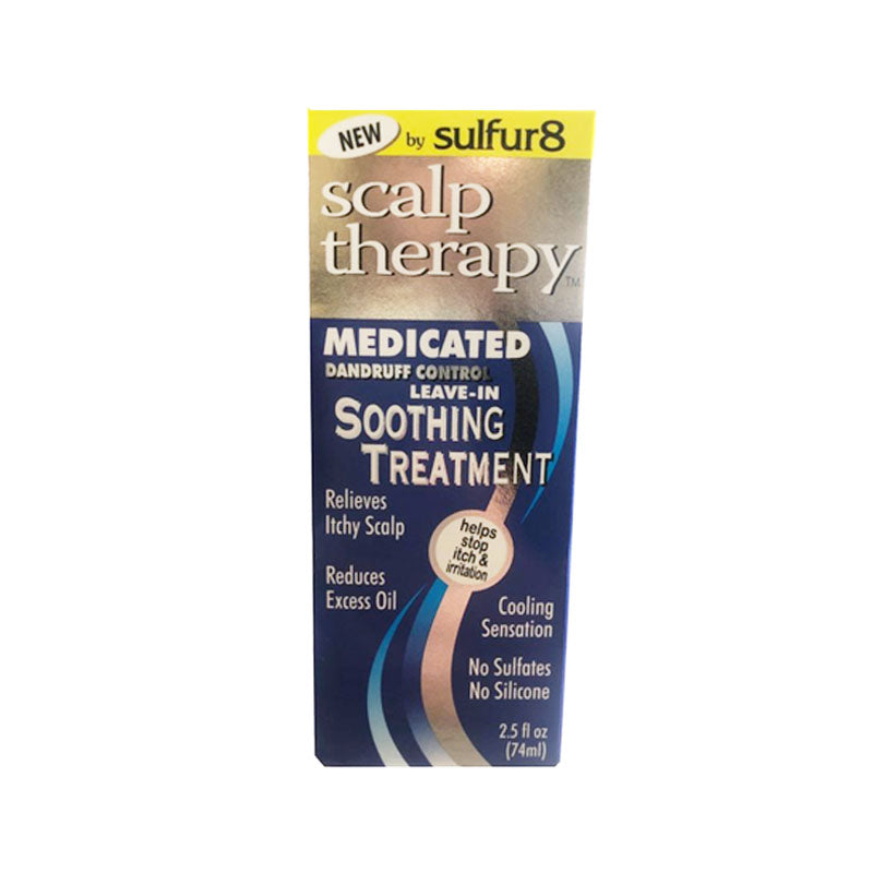 Sulfur 8 | Medicated Dandruff Control Leave-In Soothing Treatment (2.5 oz)