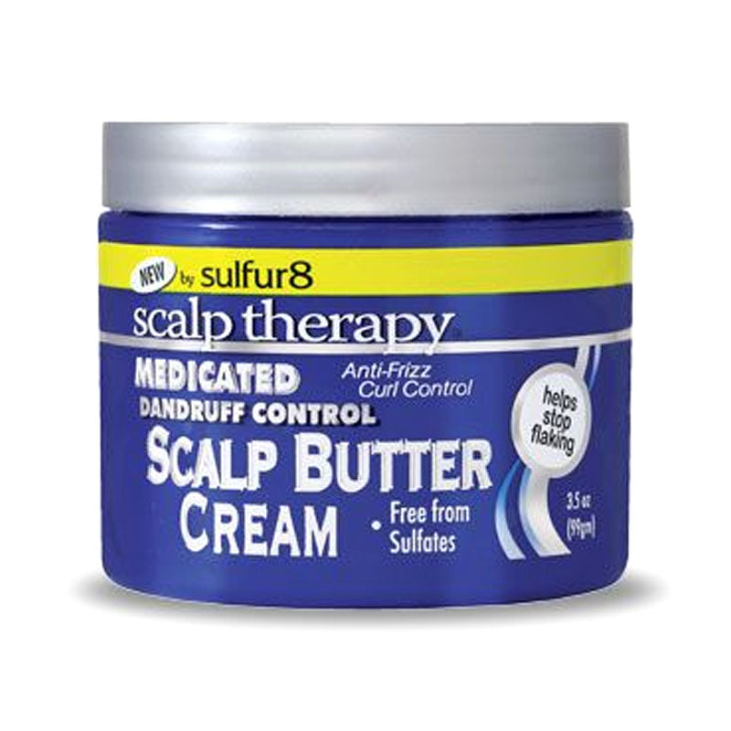 Sulfur 8 | Medicated Dandruff Control Scalp Butter Cream (3.5 oz)