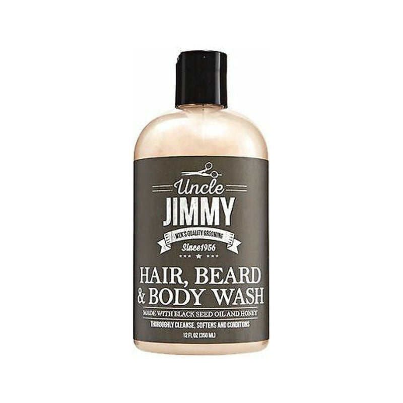 Uncle Jimmy Hair, Beard & Body Wash 12 oz