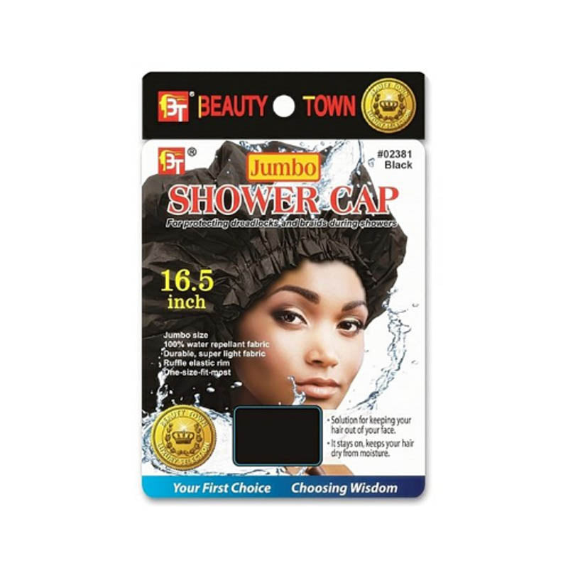 WOMEN’S LUXURY JUMBO SHOWER CAP FOR LONG HAIR, DREADLOCKS & BRAIDS