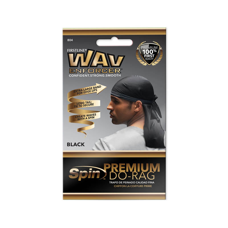 WavEnforcer Premium Do-Rag (Black)